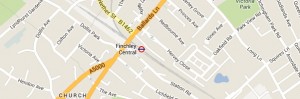 Locksmith Finchley Central - Map